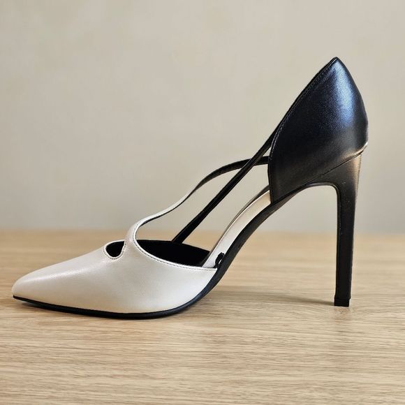 Nine West Black and White Heels - Picture 8 of 12